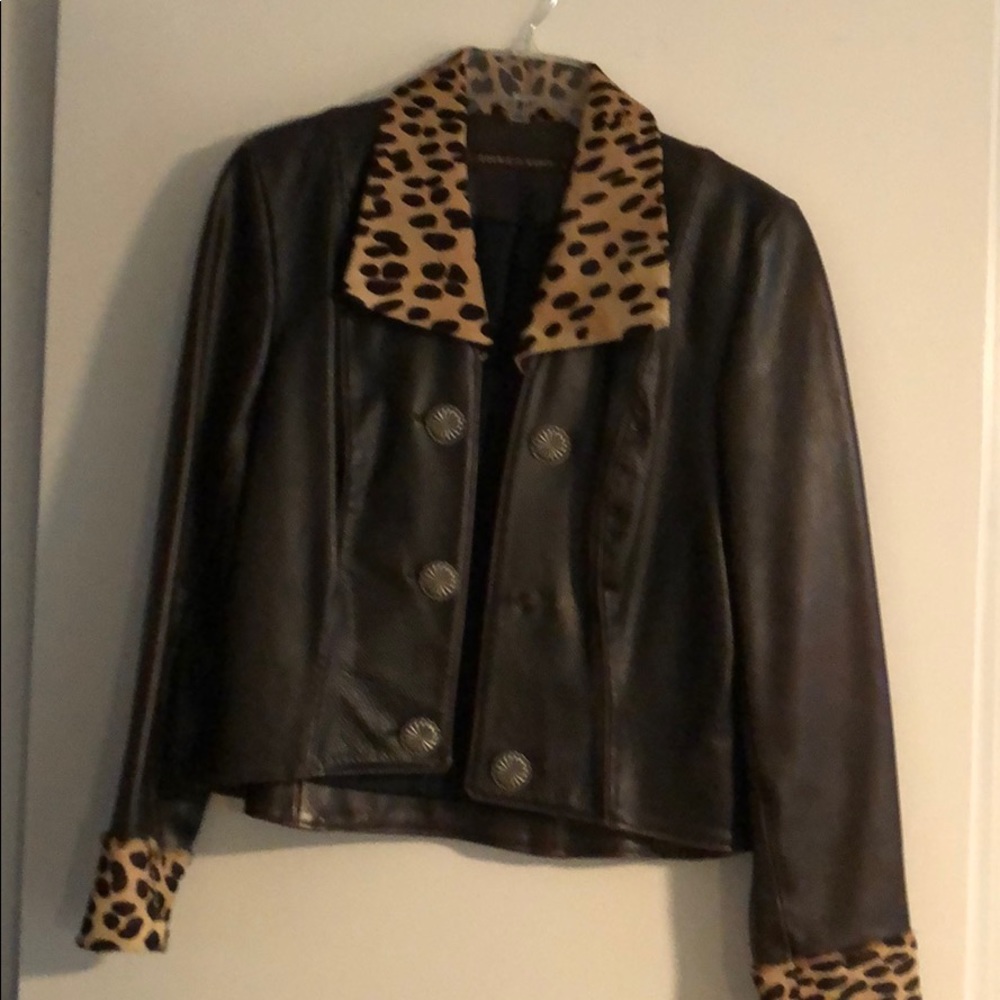 Double D Ranch, leather jacket size m